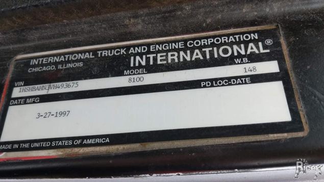 1997 International 8100 Dump Truck